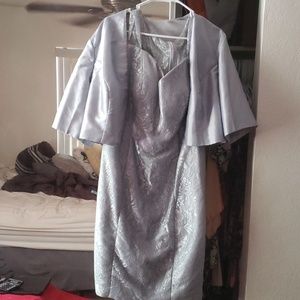 Grey dress with jackets